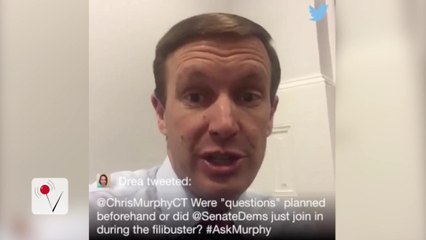 Senator Chris Murphy Addresses Filibuster in Twitter Q&A