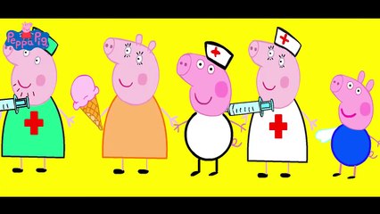 George Crying  broke his hand Doctors Peppa Pig Finger Family Nursery Rhymes  new episode  Parody