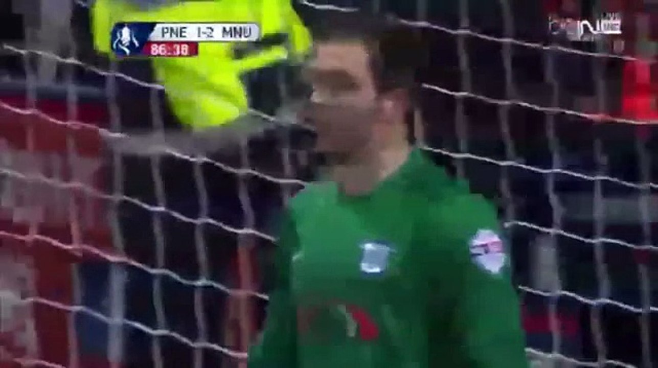 Wayne Rooney Goal Penalty   Preston vs Manchester United 1-3 FA Cup 2015 HD Goal