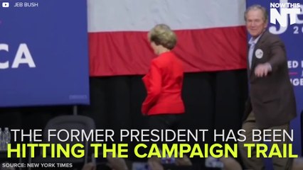 George W. Bush Is Campaigning, But Not for Trump