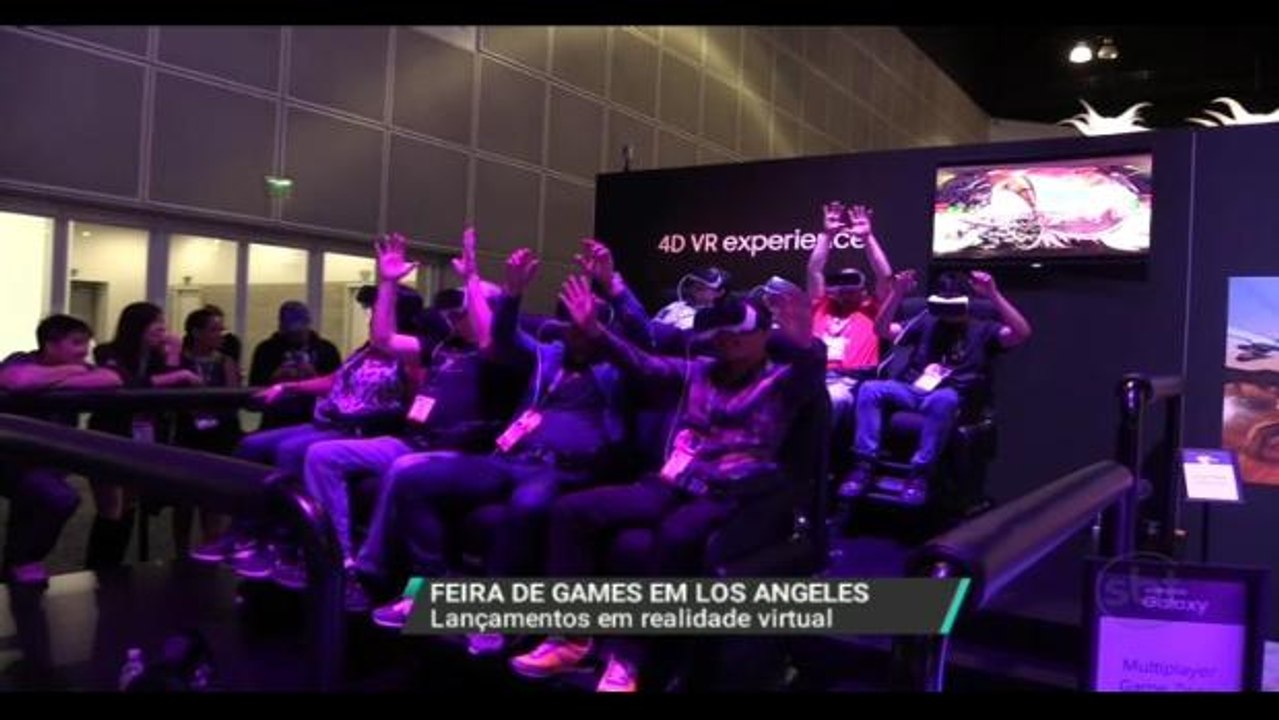 Jornal do SBT mostra uma das maiores feiras de jogos eletrônicos do mundo