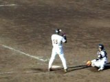 09年3月28日　日本ハムvs巨人＠鎌ヶ谷　大田泰示選手　タイムリー