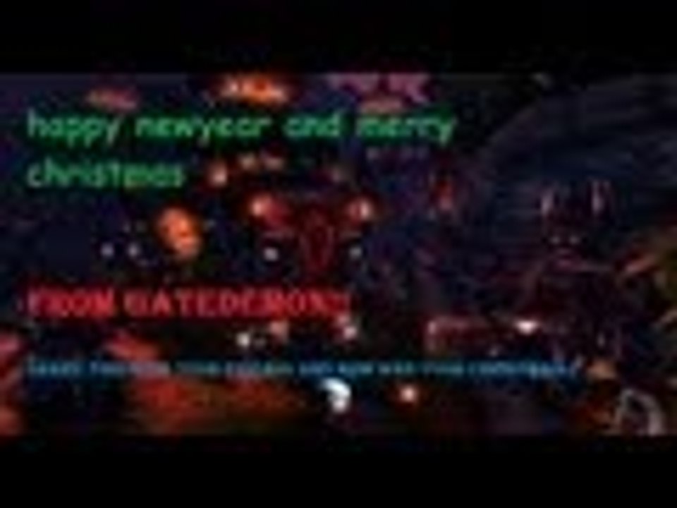 Merry christmas and  happy newyear from gatedemon world of warcraft