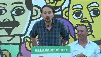 Iglesias atribuye a los nervios del PP que Margallo meta a Hitle en campaña