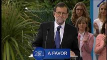 Rajoy avisa: PSOE y Ciudadanos no sumarán y por eso necesitan a Podemos