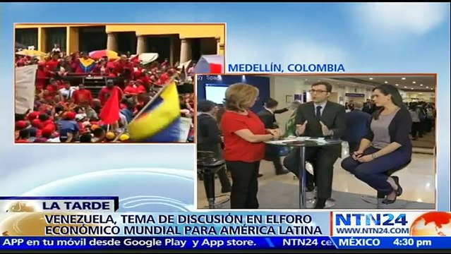 La crisis en Venezuela es uno de los temas más discutidos durante el Foro Económico Mundial