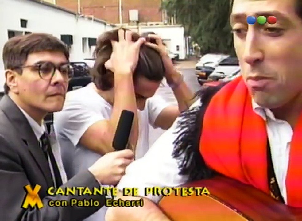 Cantante de protesta con Pablo Echarri - Videomatch 97