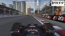 F1 (2016) European GP - Onboard with Ricciardo for a virtual lap of Baku