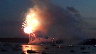 fireworks tall ships festival 6-23-10 boothbay harbor maine