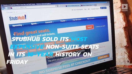 StubHub sold pair of Game 7 courtside seats for $49,500 apiece