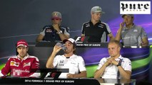 F1 (2016) European GP - The drivers face the press