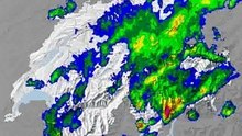 Swiss doppler radar animation