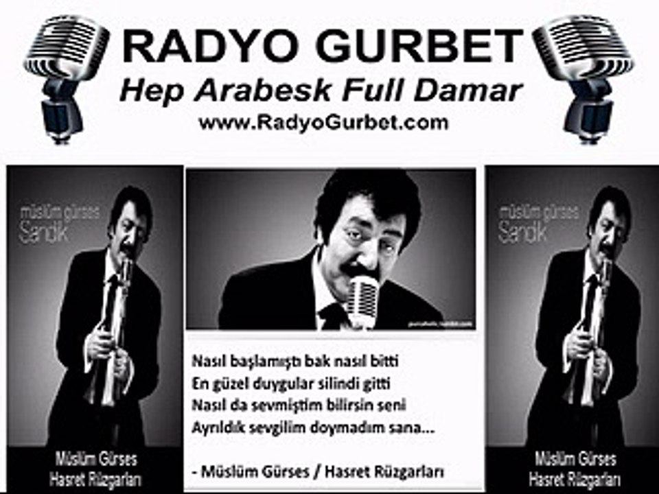 Müslüm Gürses - Hasret Rüzgarları ( Radyo Gurbet )