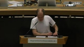 29. Sitzung des Berliner Abgeordnetenhauses - Luftfahrtgesetz - Wolfram Prieß (Piraten)