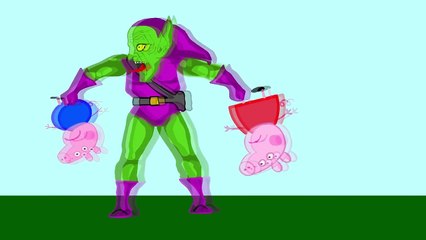 Descargar video: Peppa pig George Crying in Prison kidneping Green Goblin Parody Finger Family