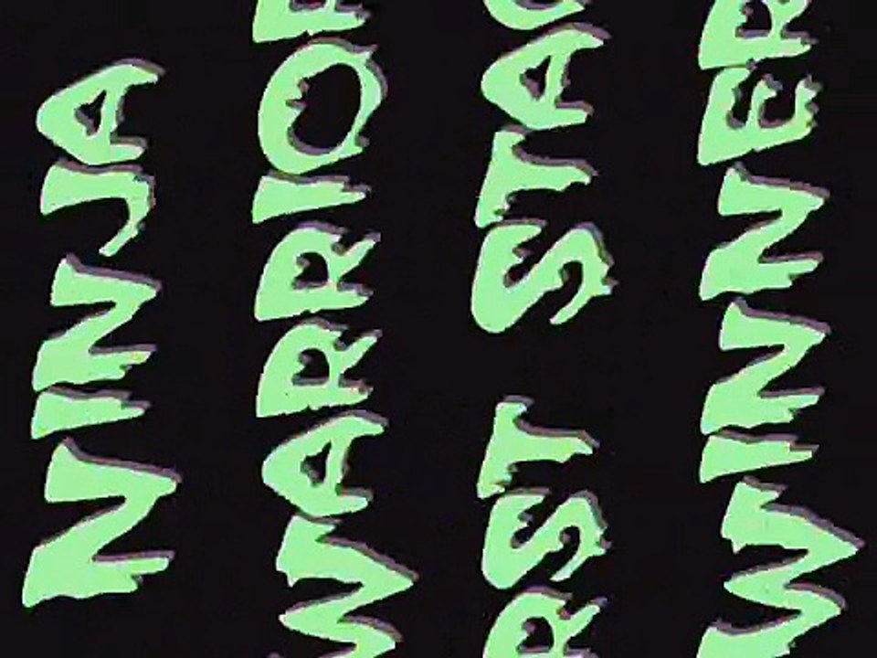 Ninja Warrior 25 1st stage winner!