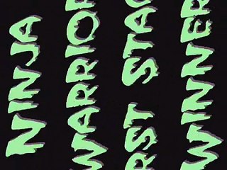 Ninja Warrior 25 1st stage winner!