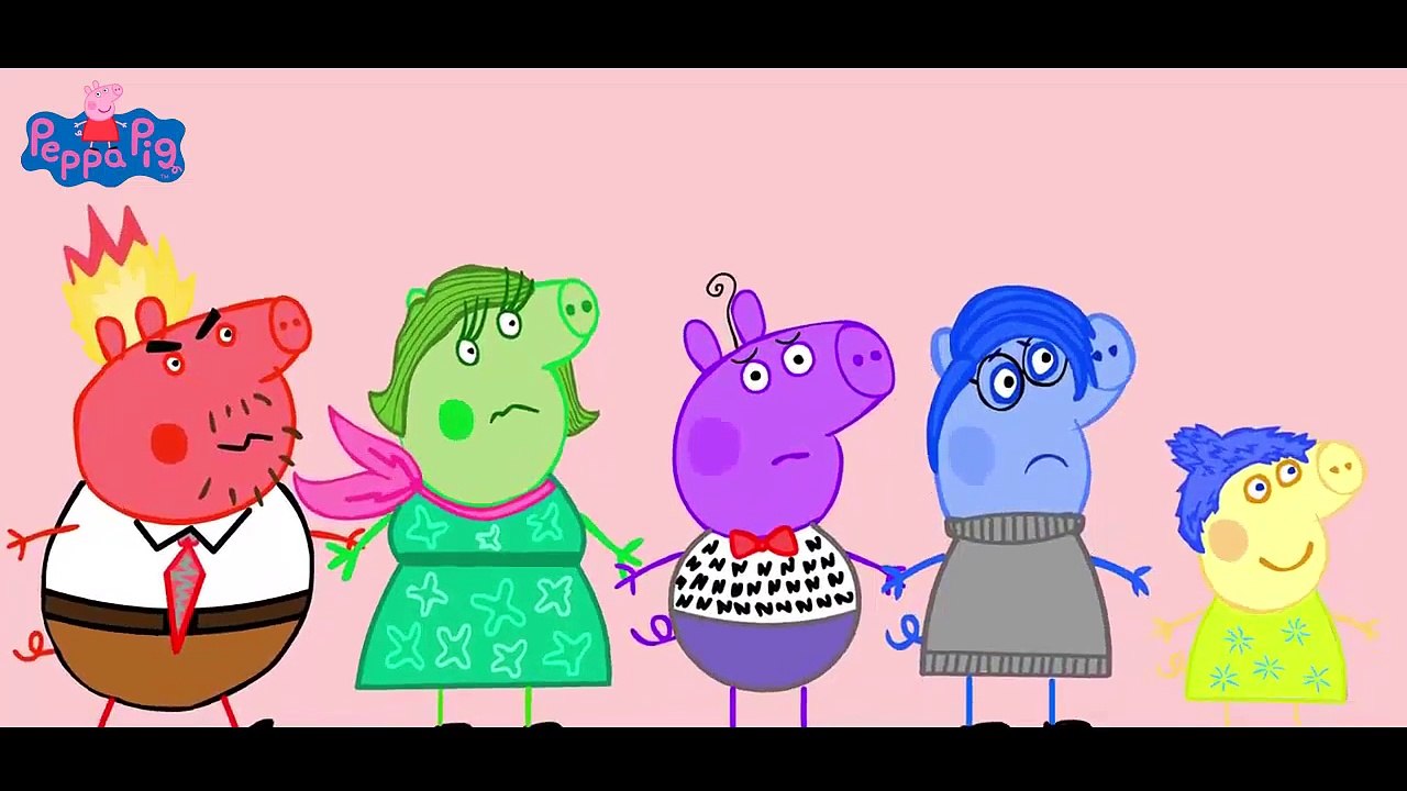 Peppa Pig INSIDE OUT  George Crying Doctors Finger Family Nursery Rhymes Lyrics new episode 2016