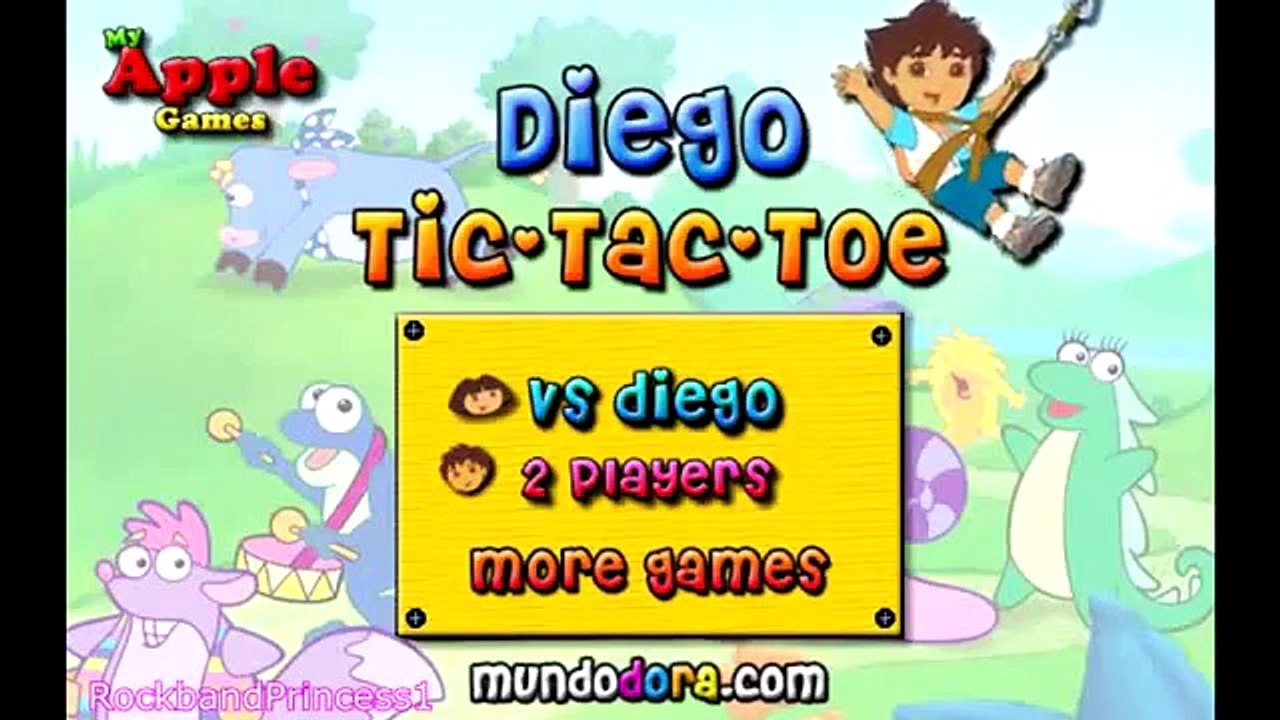 Dora The Explorer Online Games   Dora Tic Tac T...