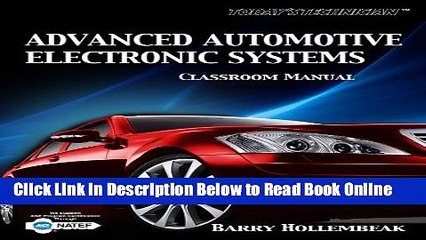 Download Video: Read Today s Technician: Advanced Automotive Electronic Systems, Classroom and Shop Manual (The