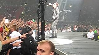 BONO DANCING! U2 Live in Moscow. 25 August 2010