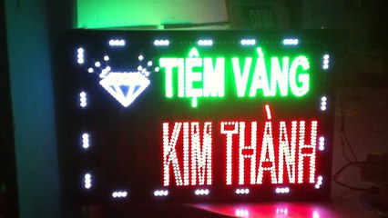 Thiết kế thi công bảng led quảng cáo tiệm vàng - Quảng cáo Lào Cai