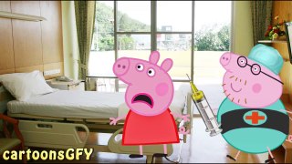 PEPPA PIG Crying  Daddy Pig Doctor heals and gives ICE CREAM