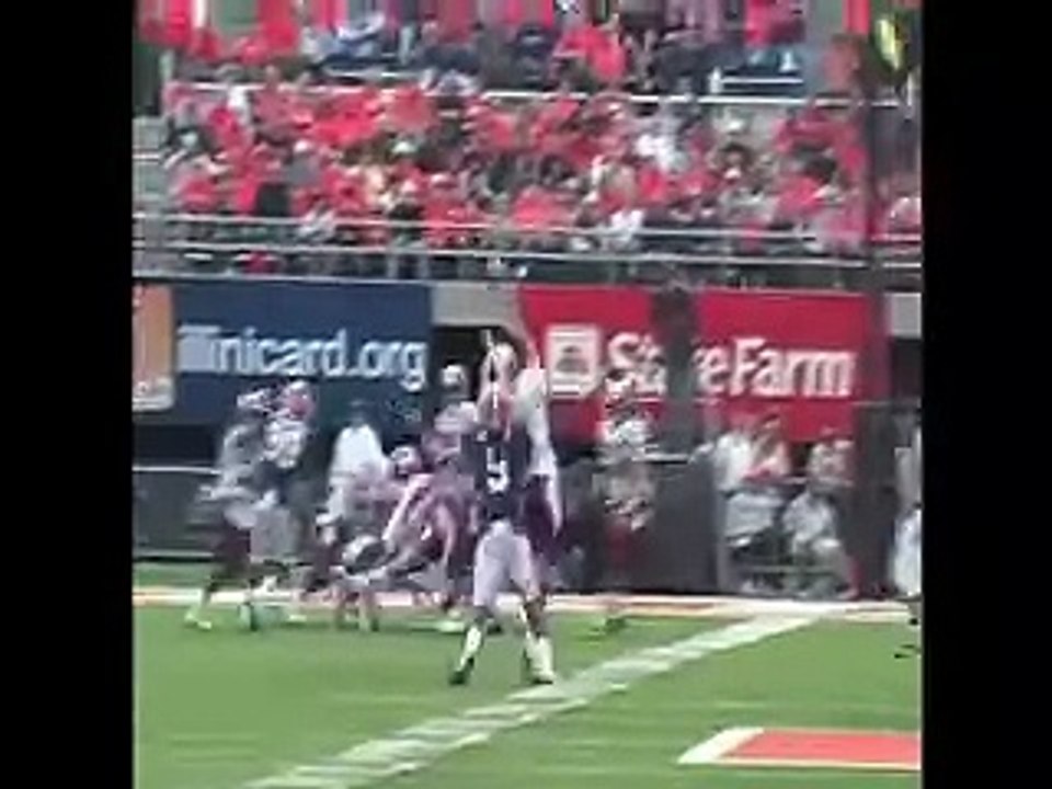 AJ Schub Indiana vs. Illinois Football 10/23/2010