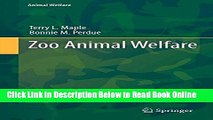 Read Zoo Animal Welfare  Ebook Free