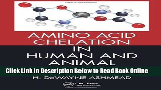 Download Amino Acid Chelation in Human and Animal Nutrition  PDF Online