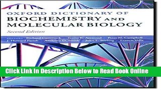 Download Oxford Dictionary of Biochemistry and Molecular Biology  Ebook Free
