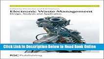 Read Electronic Waste Management: RSC (Issues in Environmental Science and Technology)  Ebook Online
