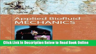 Read Applied Biofluid Mechanics  Ebook Free