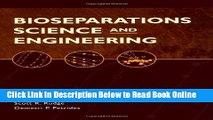Download Bioseparations Science and Engineering (Topics in Chemical Engineering)  PDF Free