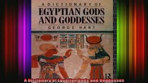 DOWNLOAD FREE Ebooks  A Dictionary of Egyptian Gods and Goddesses Full Free