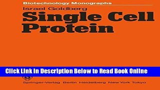 Read Single Cell Protein (Biotechnology Monographs)  PDF Free