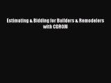 [PDF] Estimating & Bidding for Builders & Remodelers [With CDROM] Download Full Ebook
