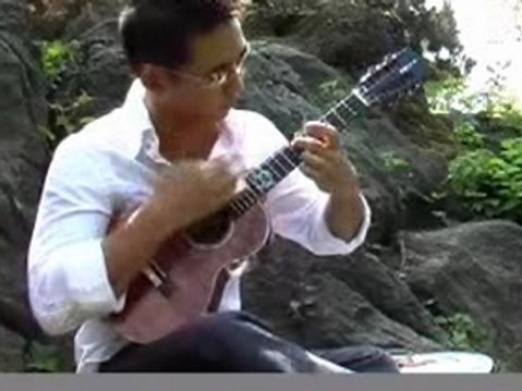 Jake Shimabukuro plays While My Guitar Gently Weeps