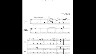 ブルクミュラ―25の練習曲作品100より第2曲「アラベスク」ピアノ協奏曲版