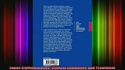 Download Video: READ book  Lupus Erythematosus Clinical Evaluation and Treatment Full Free