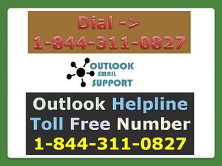 Outlook 1-844-311-0827 Customer Support Services USA