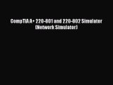 PDF CompTIA A  220-801 and 220-802 Simulator (Network Simulator)  EBook