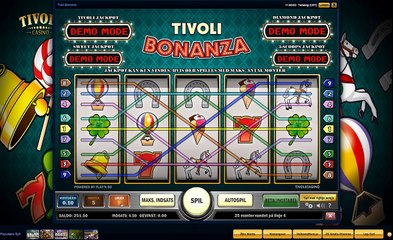 Tivoli Bonanza fra Tivoli - Spil med 25 gratis chancer!