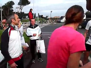 PRIMA DELLA PARTENZA DELLA MARATONA