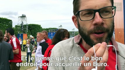 Notre supporter autrichien ne s'attendait pas à rencontrer des Français aussi sympa