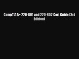 Download CompTIA A  220-801 and 220-802 Cert Guide (3rd Edition) PDF Free