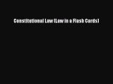 Read Book Constitutional Law (Law in a Flash Cards) ebook textbooks