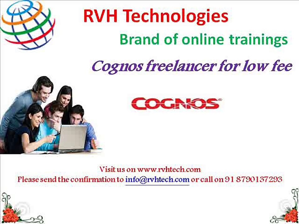 Cognos freelancer for low fee cost by RVH Technologies