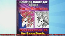 FREE DOWNLOAD  Coloring Books For Adults  Horse Mandalas Animals  Mandalas READ ONLINE