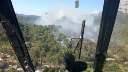 Turizm Cenneti Kemer'de Art Arda İkinci Orman Yangını